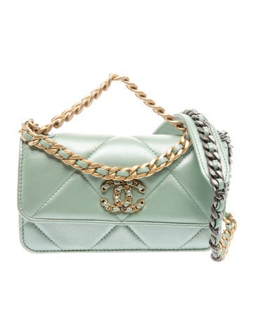 Iridescent 19 Flap Phone Holder on Chain