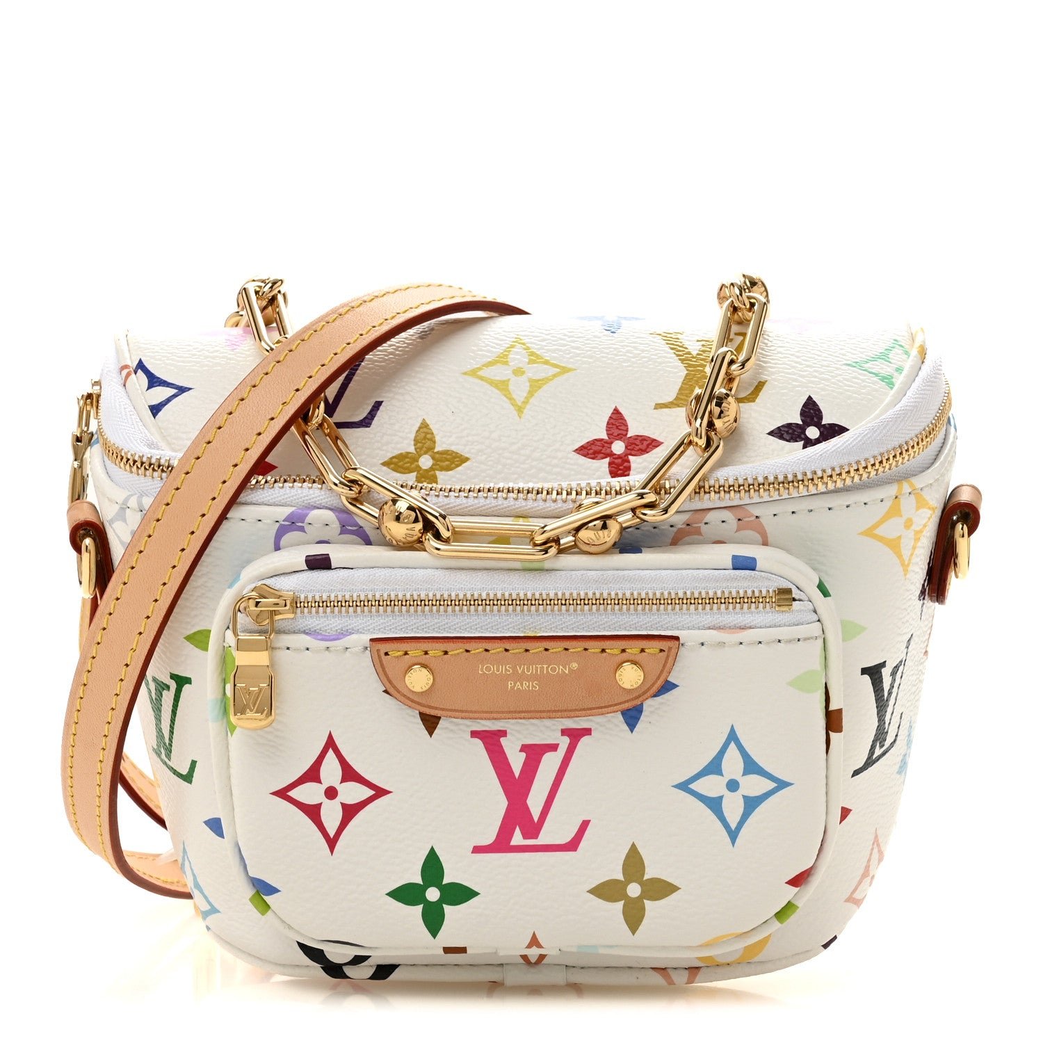 Louis Vuitton LV X TM Monogram Multicolor Mini Bumbag White
