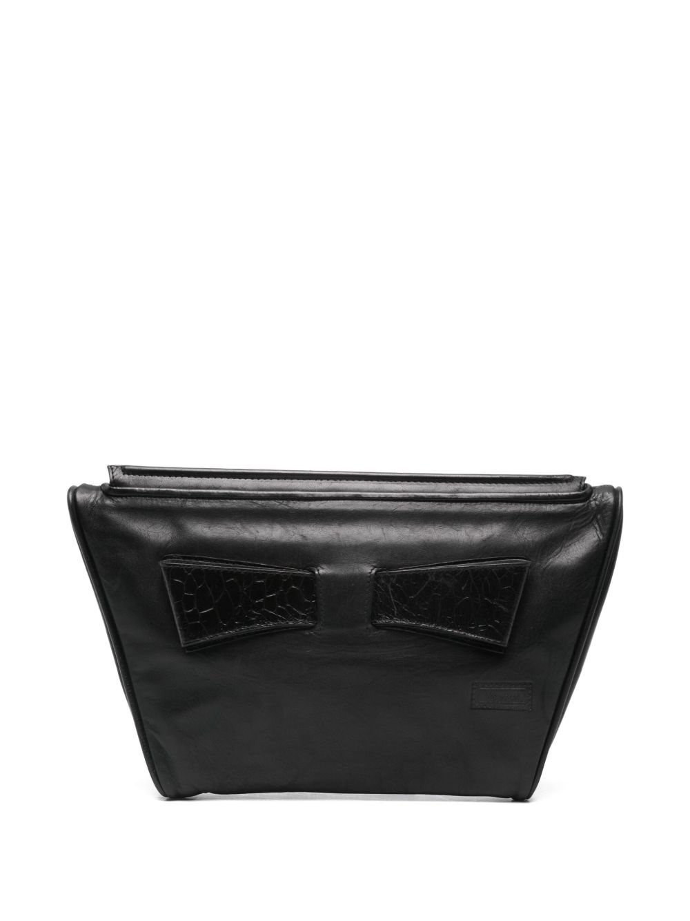 Versace 1980s leather clutch bag