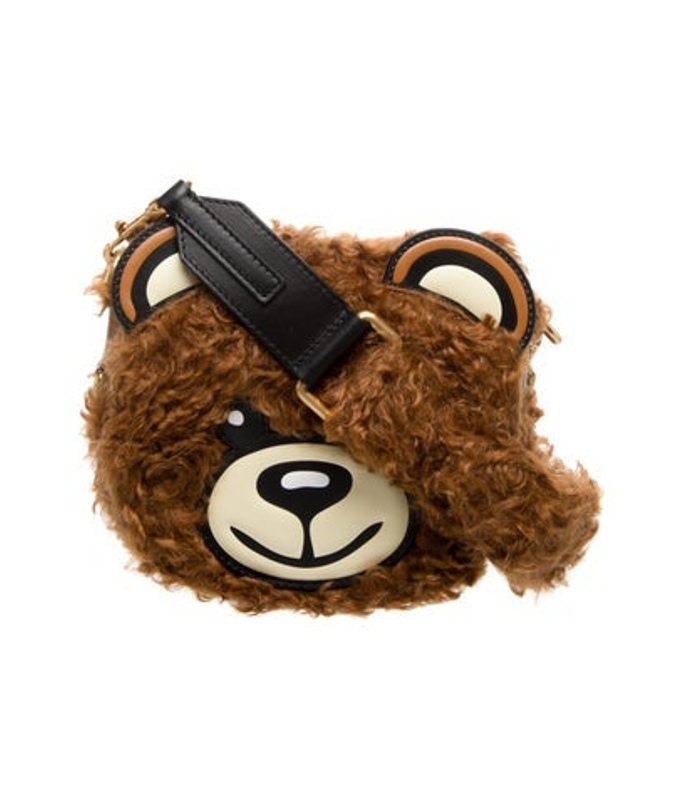 Moschino Faux Fur Messenger Bag