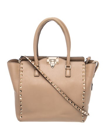 Valentino Rockstud Top Handle Bag