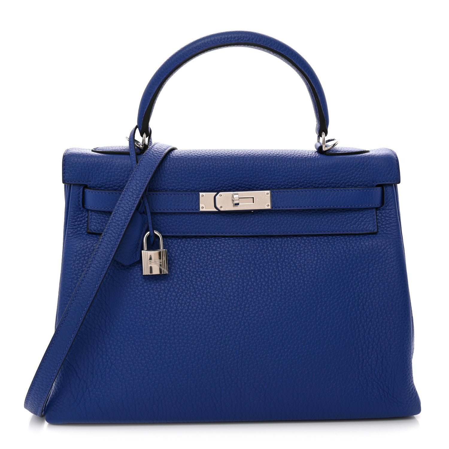 Taurillon Clemence Kelly Retourne 32 Bleu Electrique