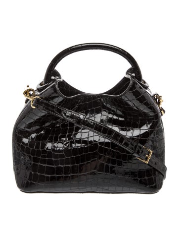 Elleme Embossed Leather Top Handle Bag