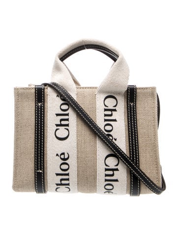 Chloe Canvas Woody Tote