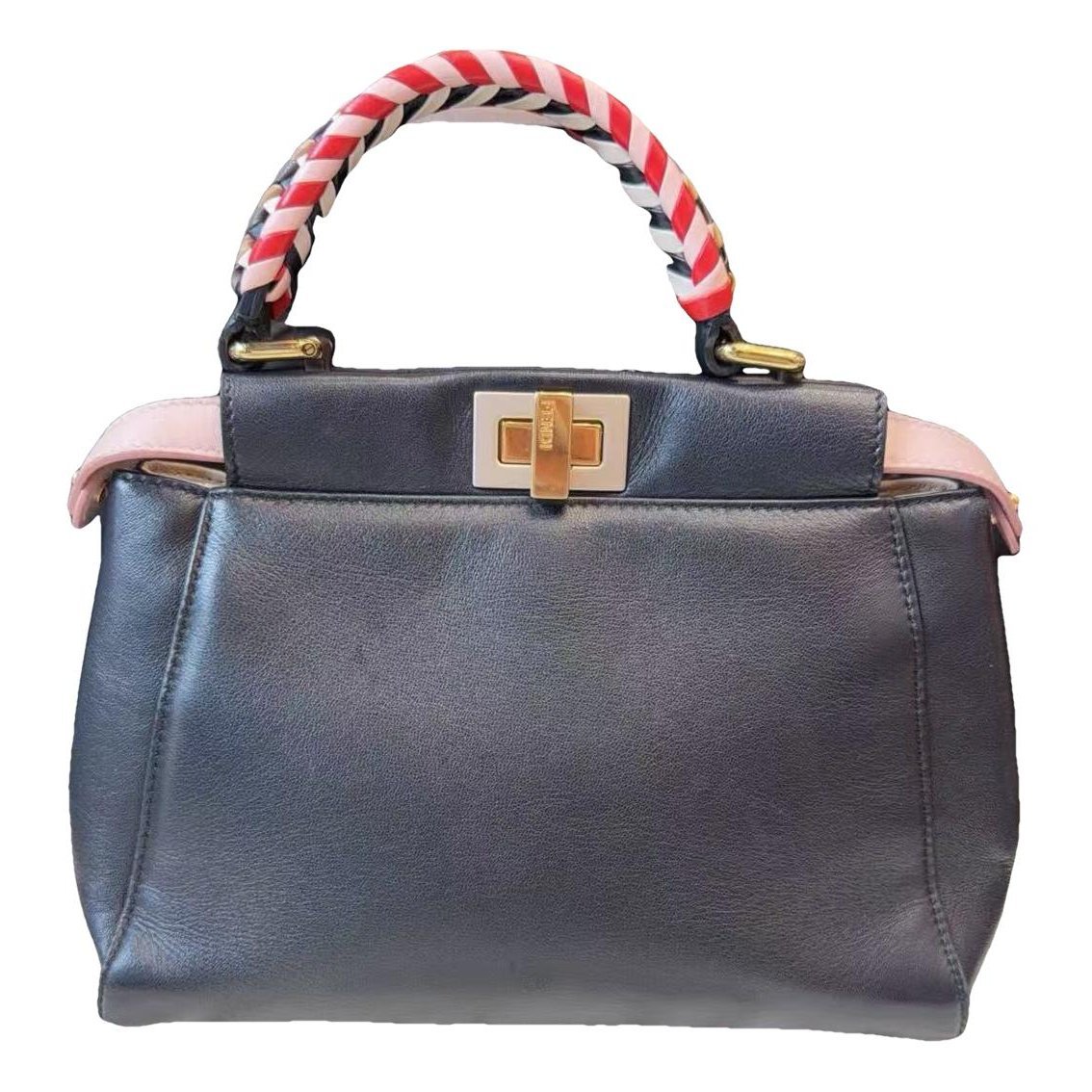 Peekaboo leather handbag