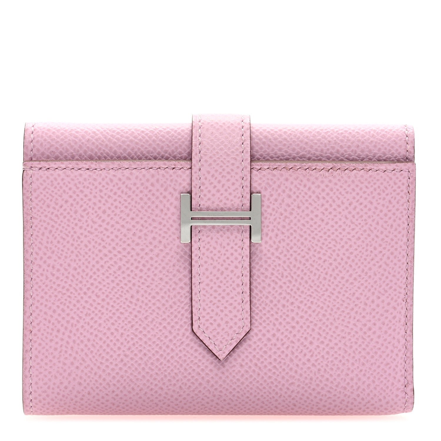 Hermes Epsom Tri-Fold Compact Bearn Wallet Mauve Sylvester