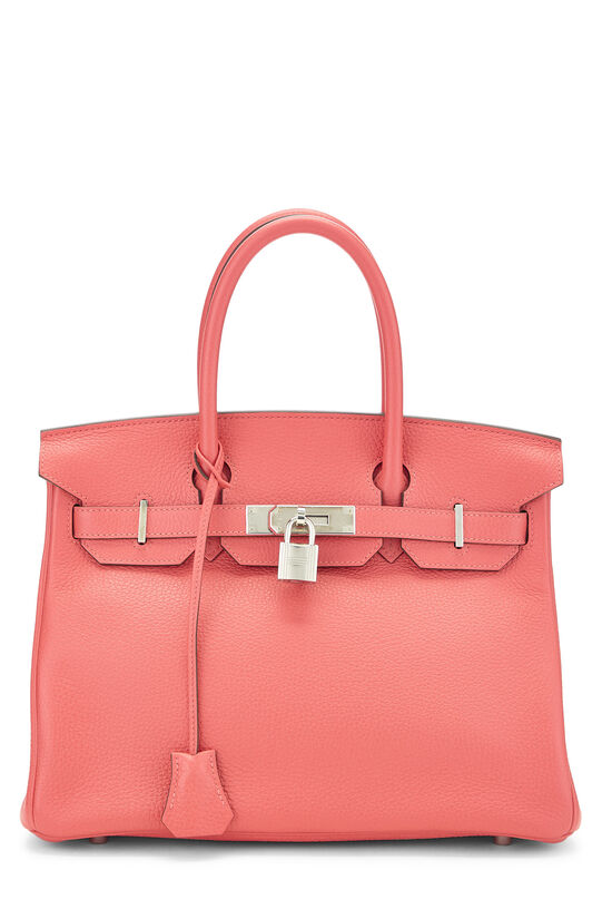 Hermes Rose Jaipur & Orange Verso Birkin 30