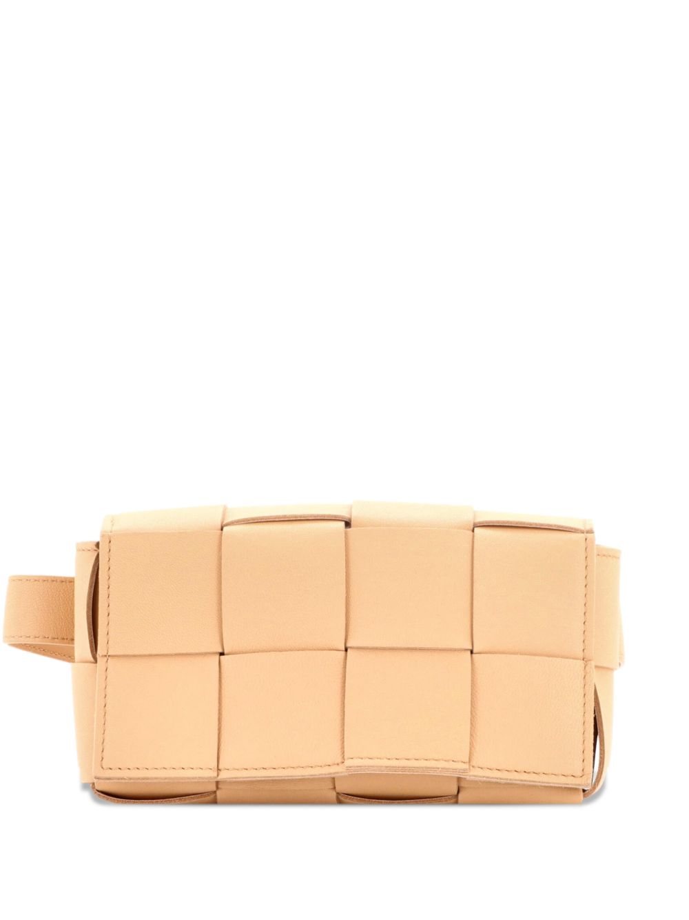 Cassette Maxi Intrecciato Leather belt bag