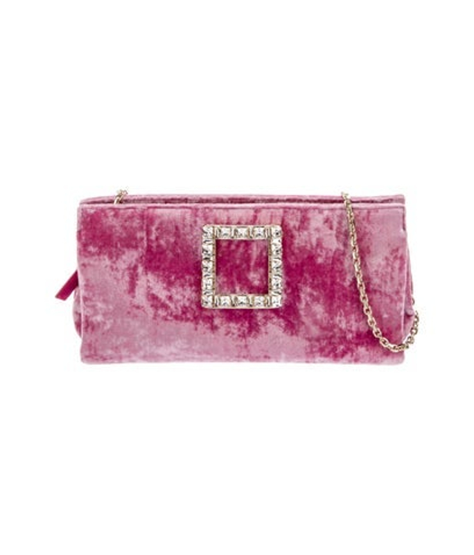 Roger Vivier Vivier Velvet Shoulder Bag