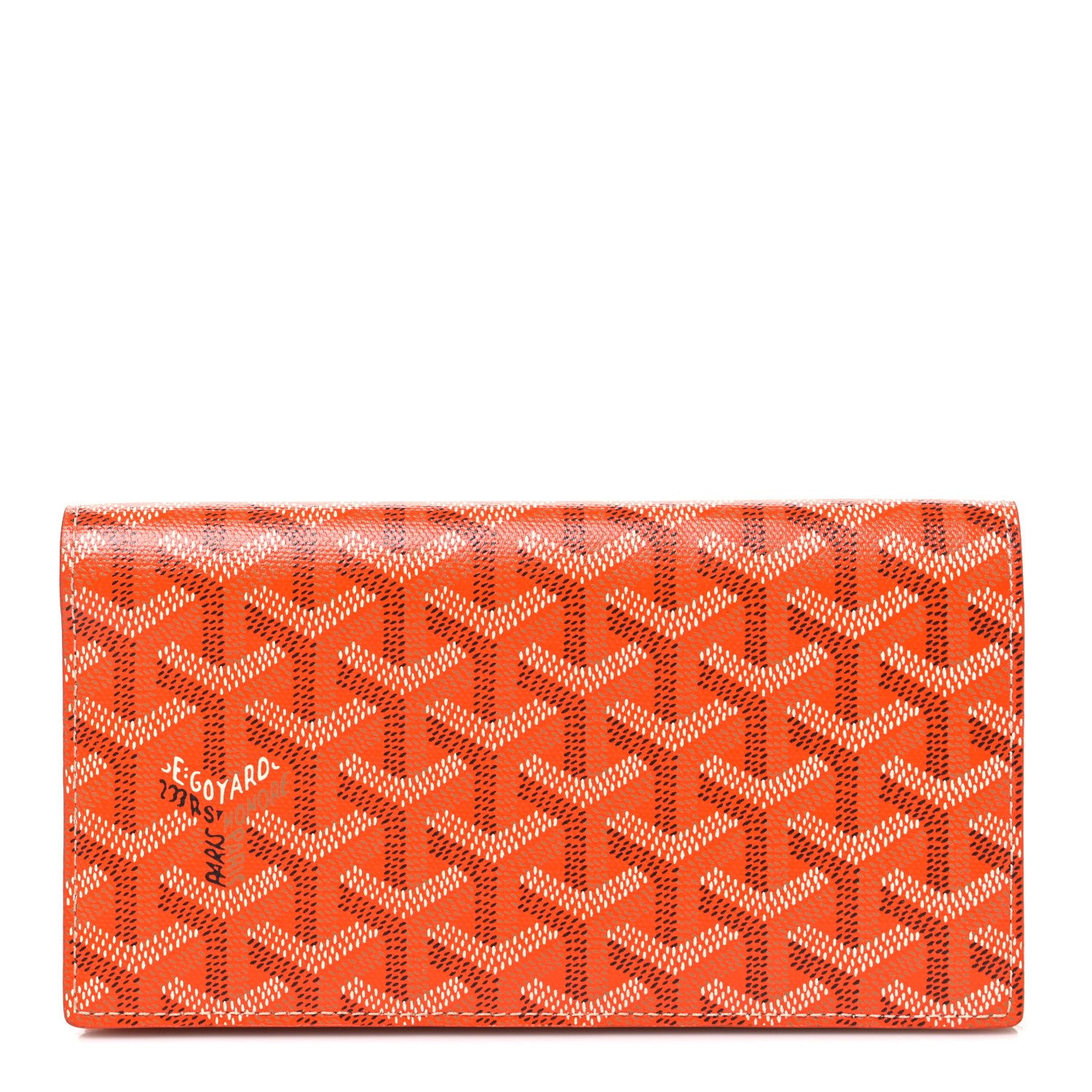 Goyard Goyardine Richelieu Wallet Orange