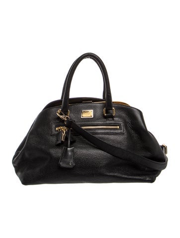Leather Top Handle Bag