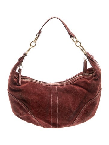 Coach Suede Shoulder Bag
