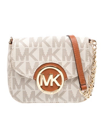 Leather Fulton Monogram Small Crossbody Bag