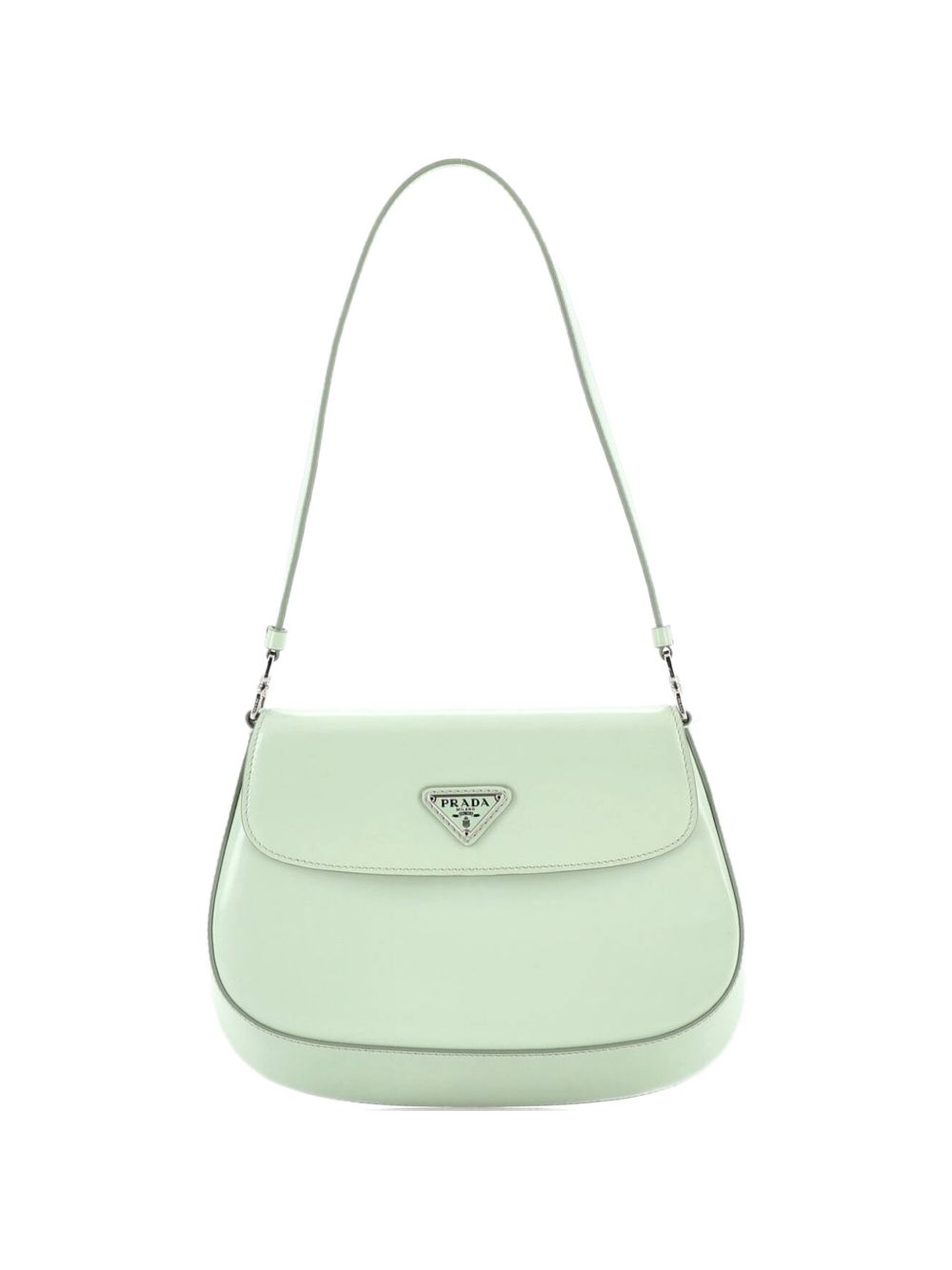 Cleo Flap Shoulder Bag Spazzolato Leather Small hobo bag