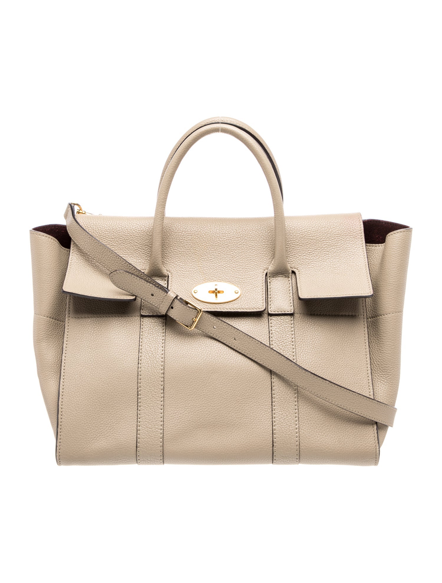 Leather Top Handle Bag