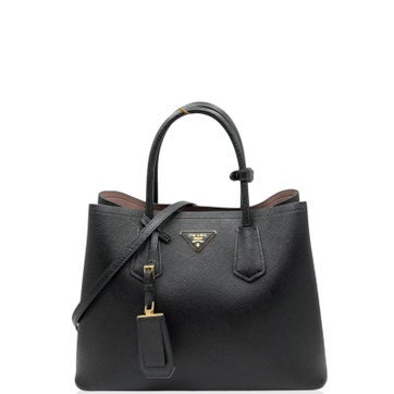 Saffiano Lux Leather Tote Medium