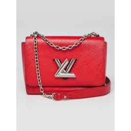 Louis Vuitton Louis Vuitton Coquelicot Epi Leather Twist MM Bag