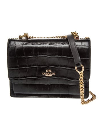 Embossed Leather Shoulder Bag