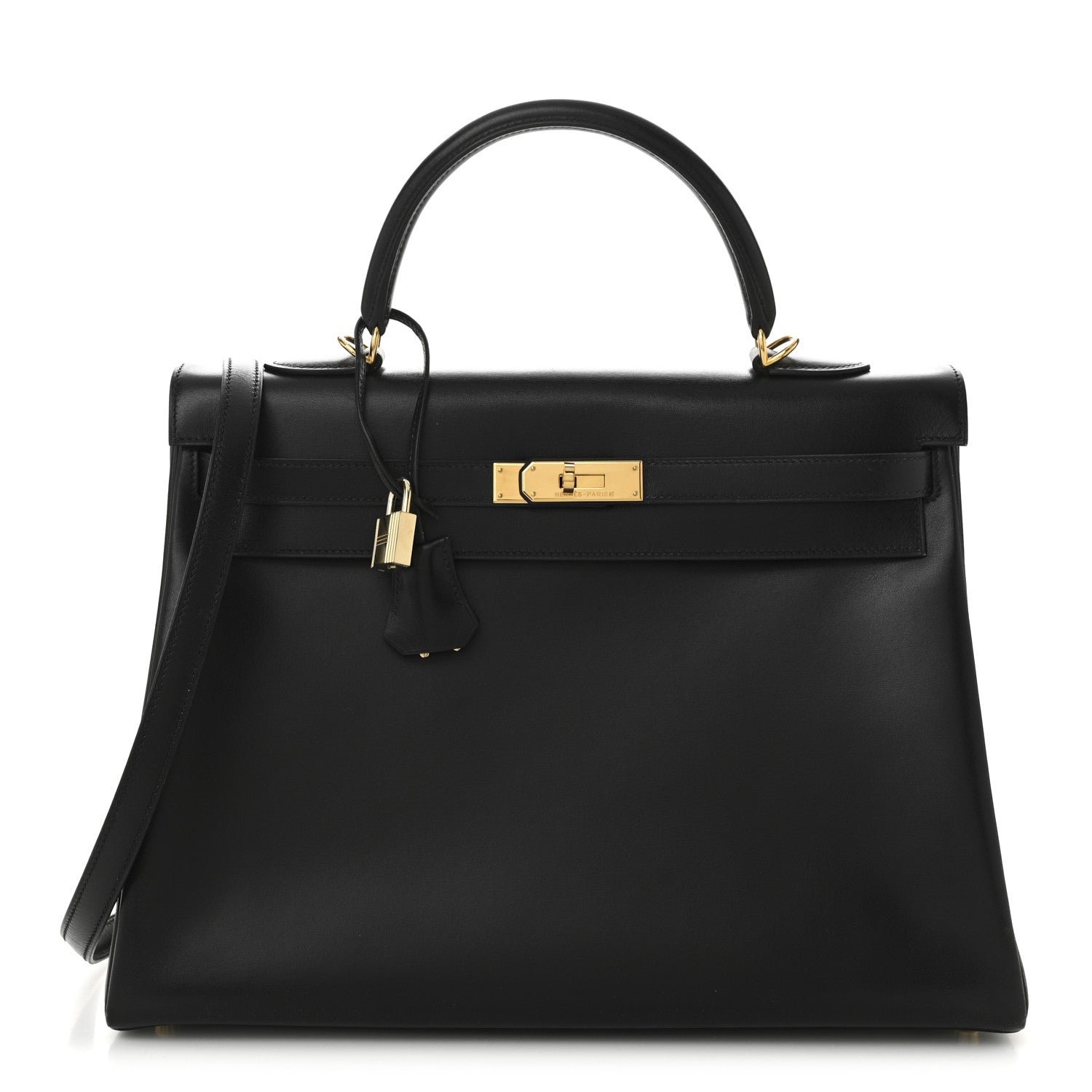 Hermes Box Kelly Retourne 35 Black