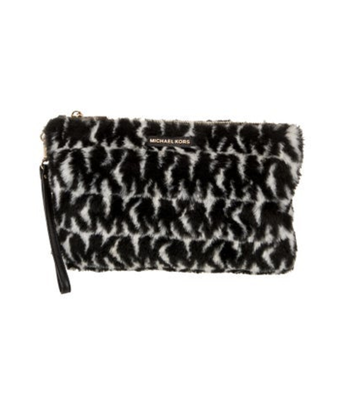 Michael Kors Kors Faux Fur Clutch
