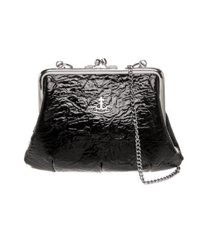 Vivienne Westwood Westwood Vegan Patent Leather Evening Bag