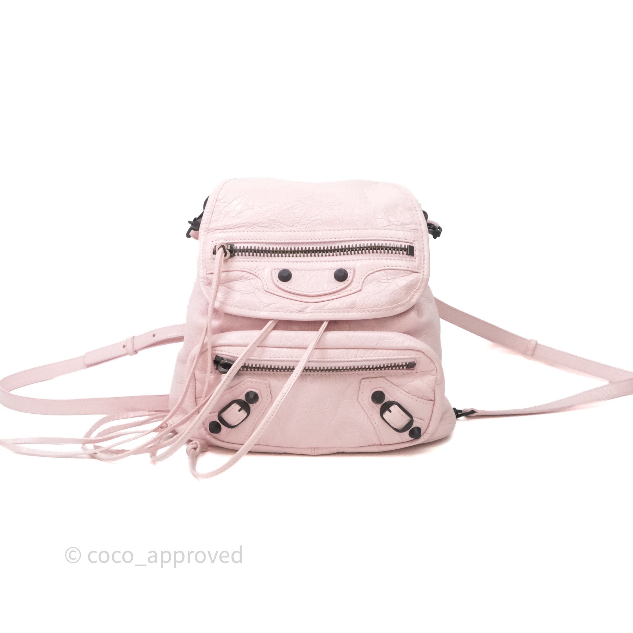 Balenciaga Balenciaga Le City Backpack Mini Petal Pink Arena Lambskin