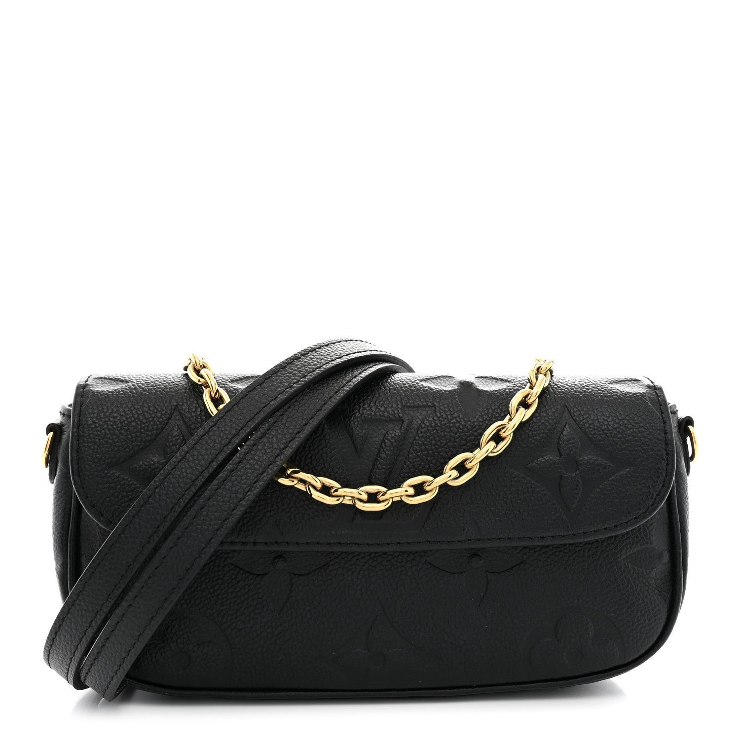 Empreinte Monogram Giant Ivy Wallet On Chain Black