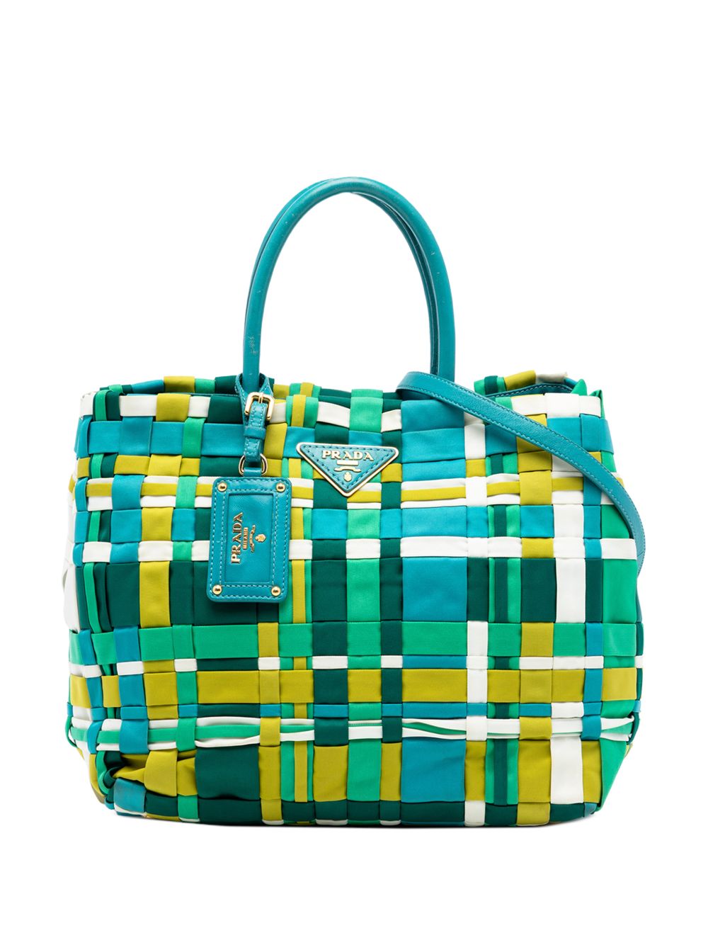 2010-2026 Woven Tessuto Shopping Tote satchel