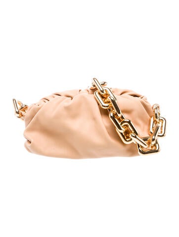 Bottega Veneta Leather Chain Pouch