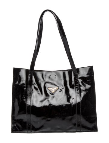 Enameled Metal Triangle Tote Vintage