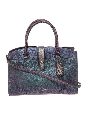 Leather Top Handle Bag