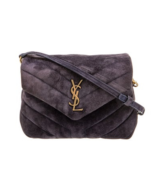 Saint Laurent Laurent Suede Crossbody Bag