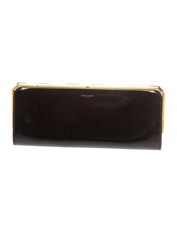 Patent Leather Patent Leather Date Charnière Minaudière 2023