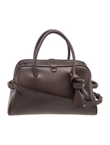 Leather Top Handle Bag w/ Tags