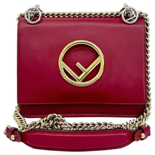 Kan I Logo leather crossbody bag