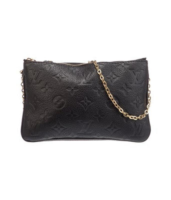 Louis Vuitton Vuitton Lv Monogram Empreinte Double Zip Pochette