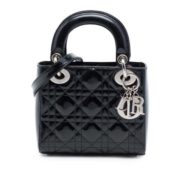 Mini Patent Cannage Lady Dior