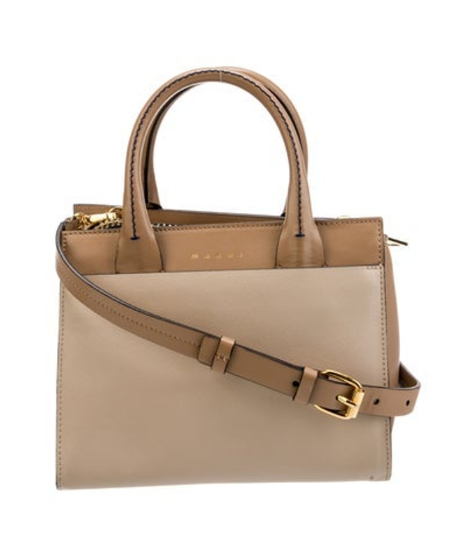 Marni Leather Top Handle Bag