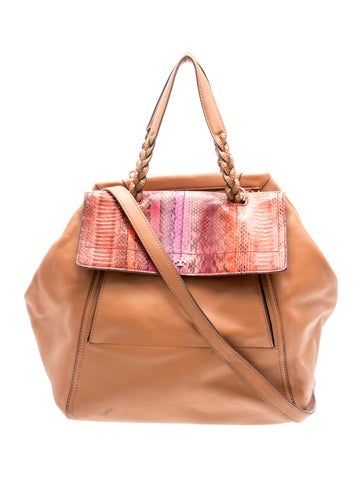 Leather Top Handle Bag