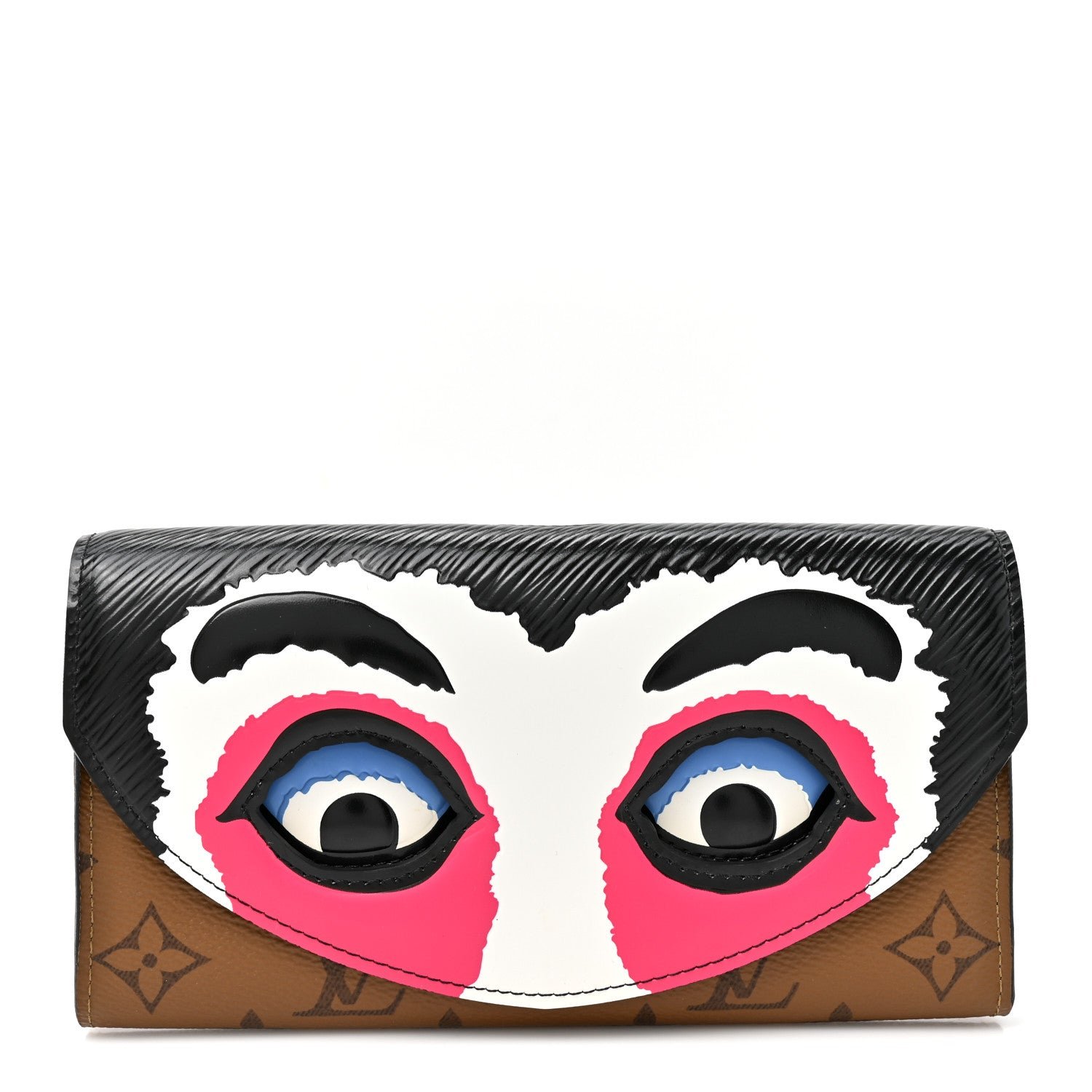 Louis Vuitton Reverse Monogram Kabuki Sarah Wallet