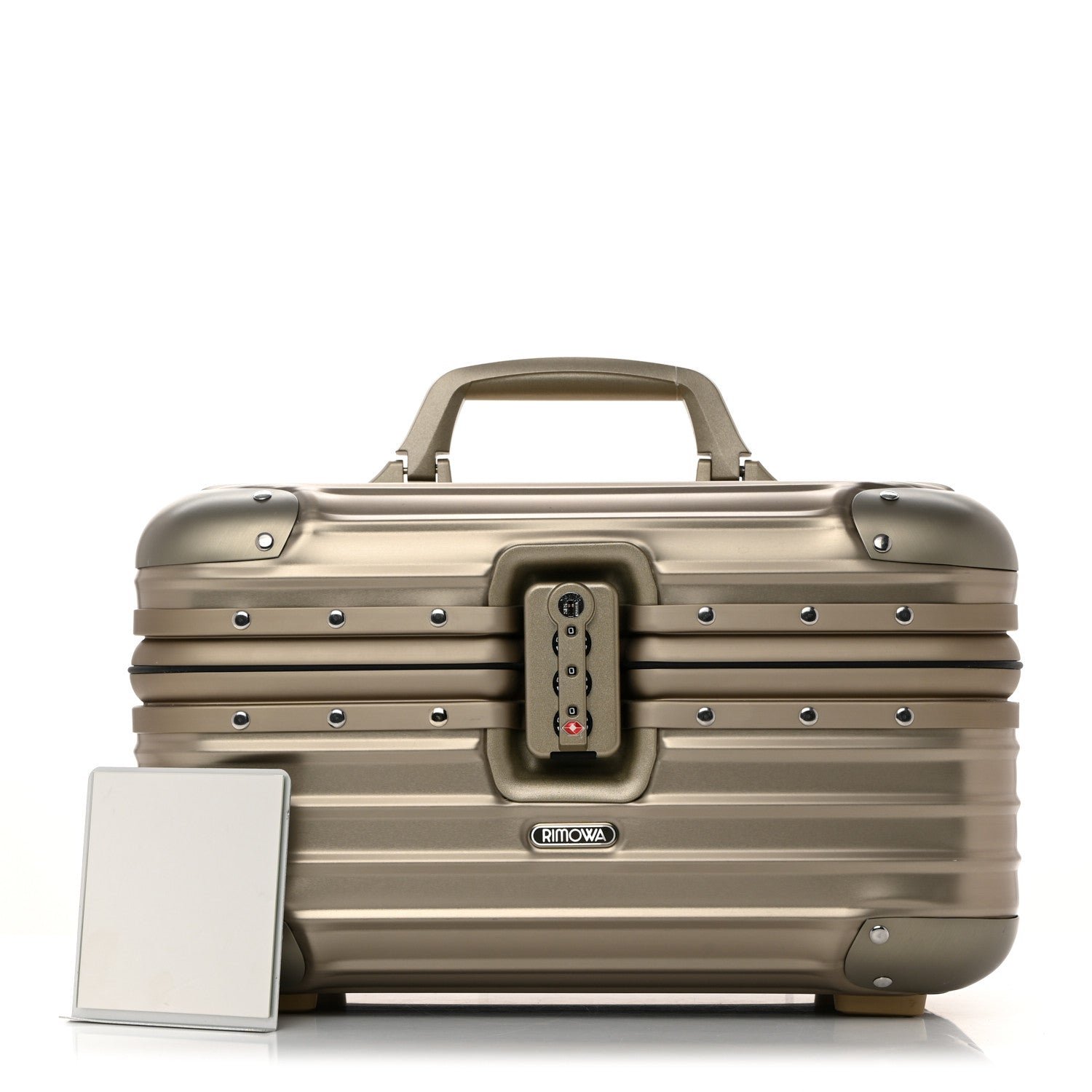 Rimowa Aluminum Topas Vanity Case Titanium