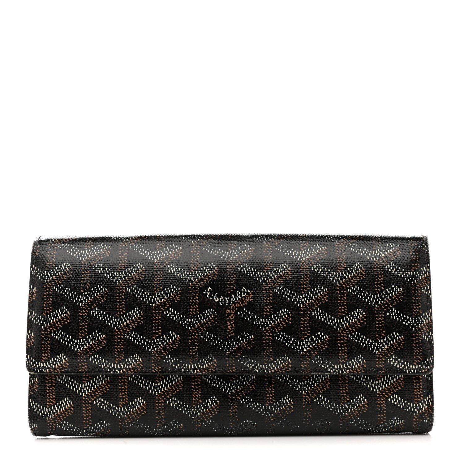 Goyard Goyardine Varenne Long Wallet Black