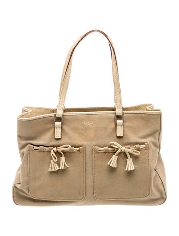 Anya Hindmarch Leather Top Handle Bag