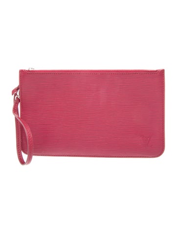 Epi Leather Neverfull Pouch
