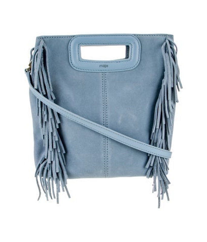 Maje Suede Crossbody Bag