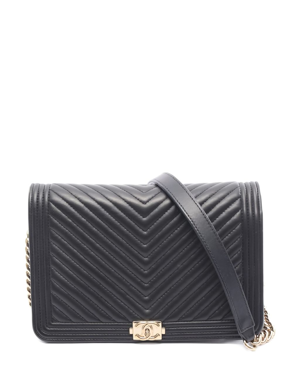 2019 Boy Chanel chevron chain cross body bag