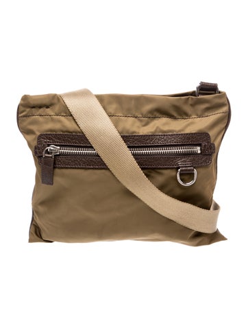Tessuto Nylon Messenger Bag Vintage