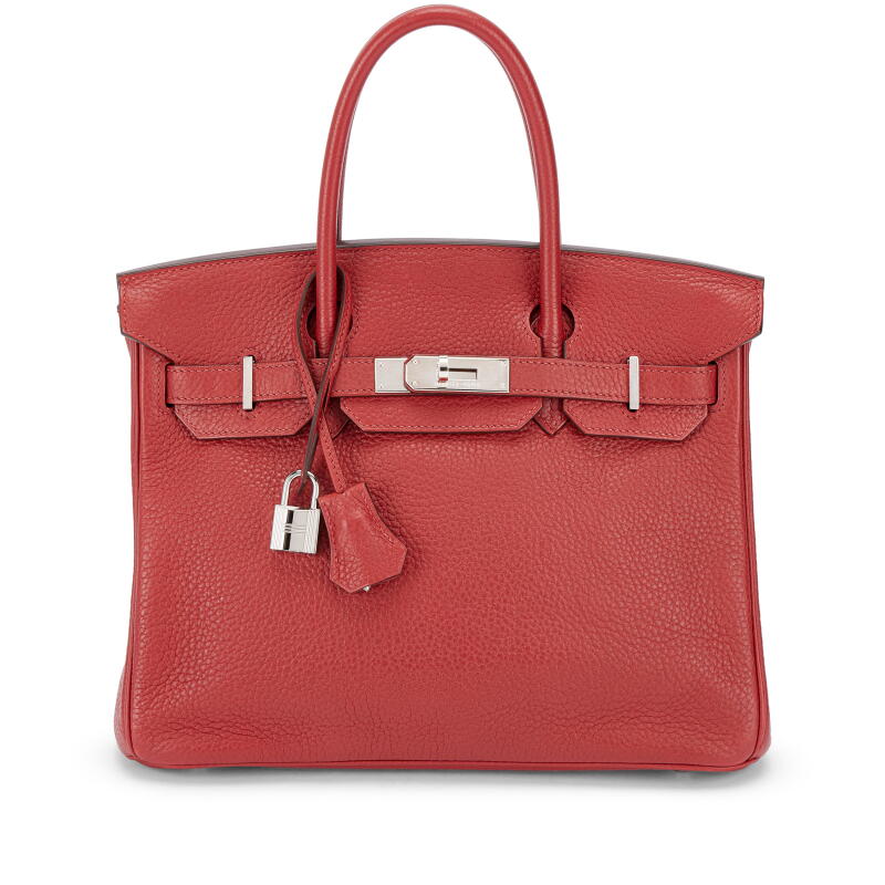 Rouge Venetian Togo Birkin 30 Palladium Hardware, 2009