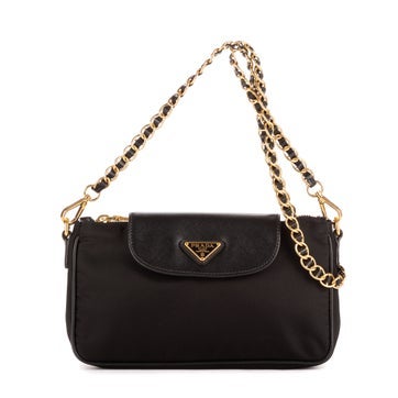 Canvas Chain Crossbody Pouch null