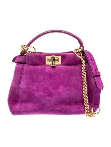 Suede Peekaboo Mini